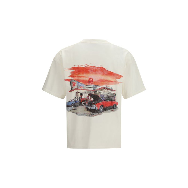 T-shirt en coton blanc 24 Hour Service de Represent
