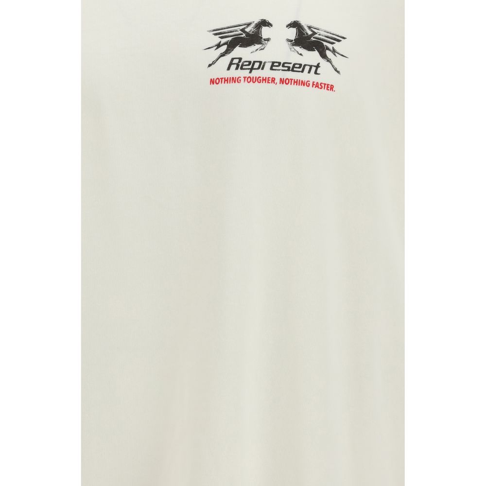 T-shirt en coton blanc 24 Hour Service de Represent
