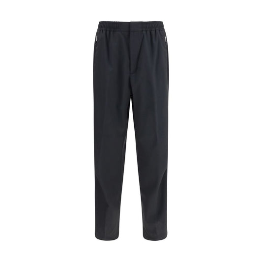 LAMINAR Black Polyester Pants - Functional & Stylish