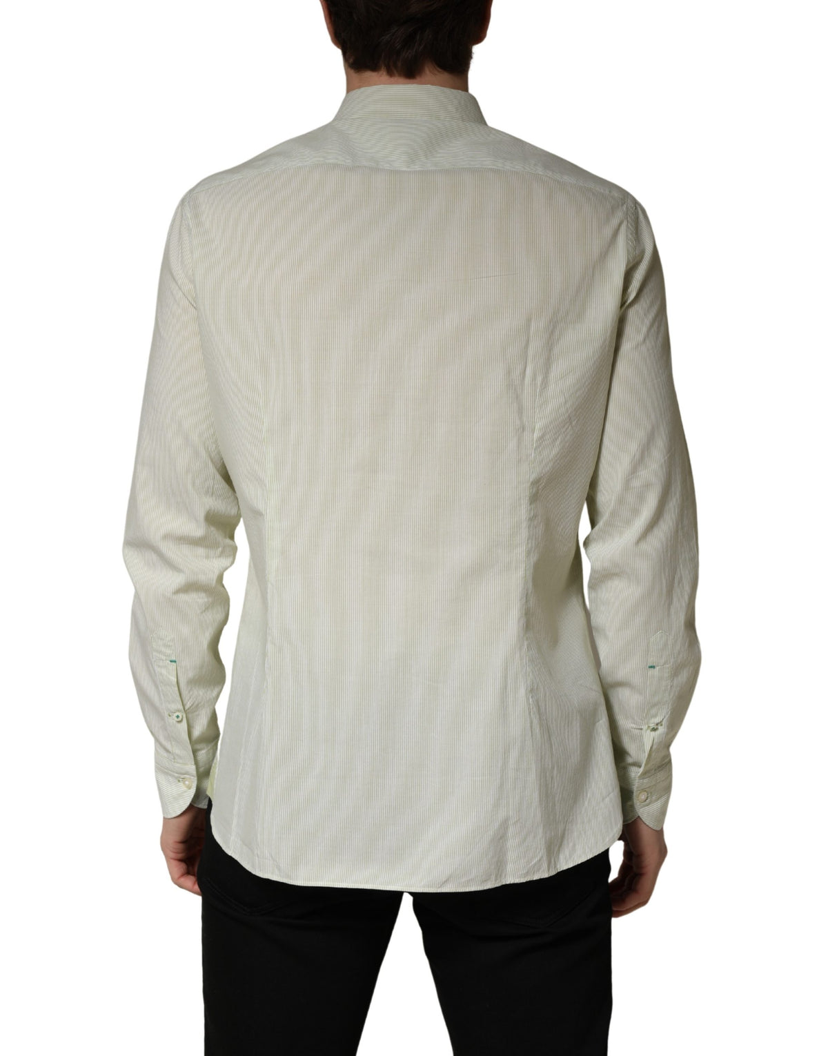 Domenico Tagliente Light Green Long Sleeves Formal Dress Shirt