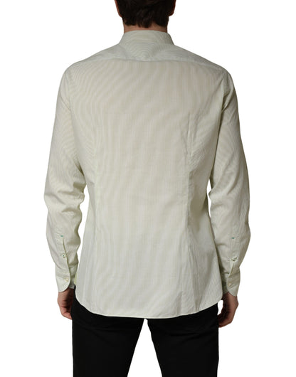 Domenico Tagliente Light Green Long Sleeves Formal Dress Shirt
