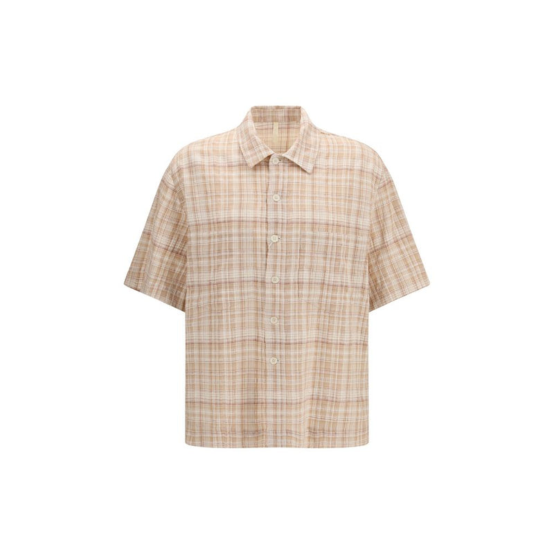 Chemise à motifs en coton orange Sunflower Adam