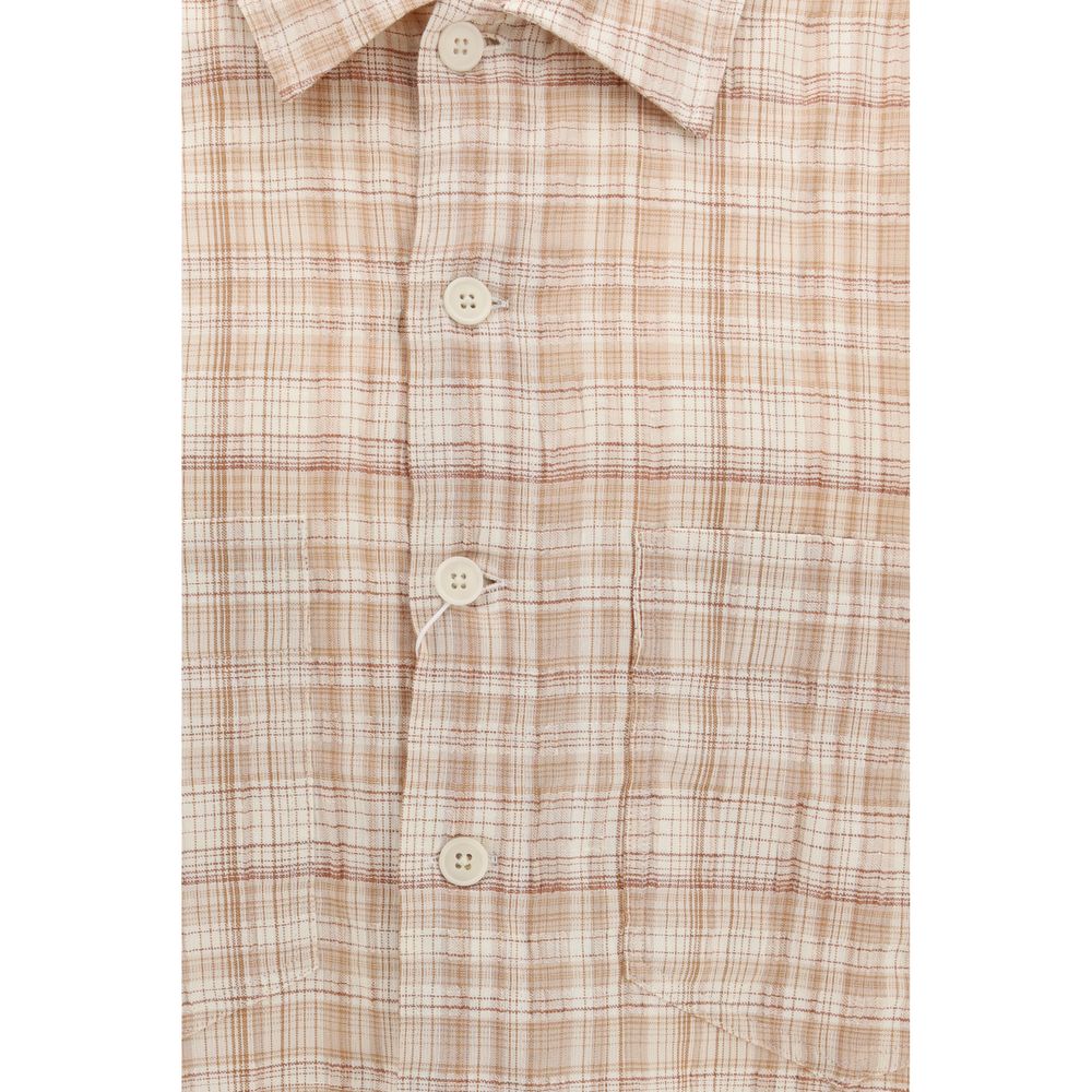 Chemise à motifs en coton orange Sunflower Adam
