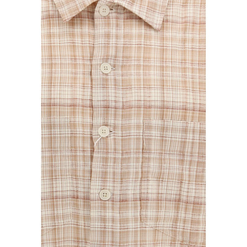 Chemise à motifs en coton orange Sunflower Adam