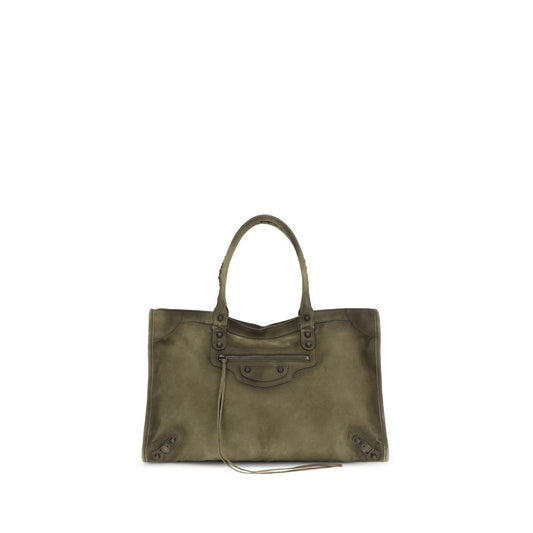 Balenciaga Tweekleurige Kalfsleren Bos Taurus Schoudertas
