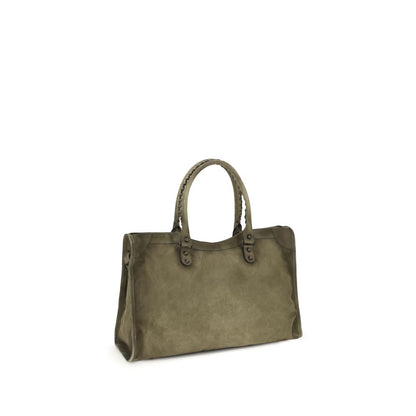 Balenciaga Tweekleurige Kalfsleren Bos Taurus Schoudertas