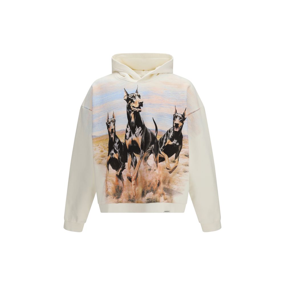 Represent White Cotton Sweatshirt - Western Dobermans Hoodie