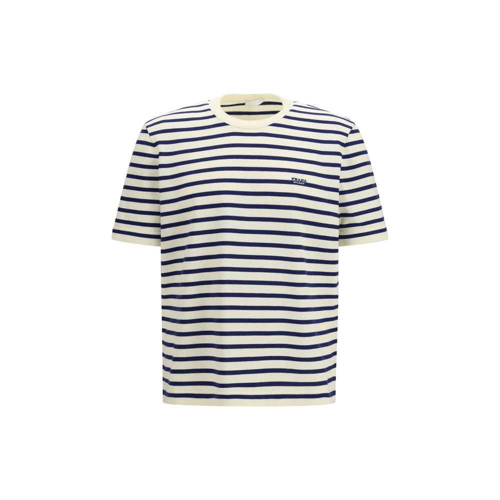 Sweat-shirt Prada en coton bleu
