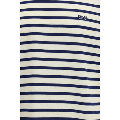 Sweat-shirt Prada en coton bleu