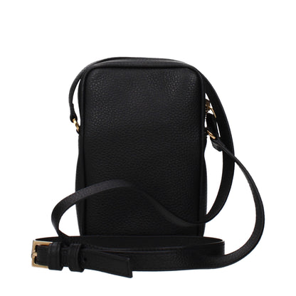 Versace zwarte leren crossbodytas