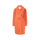 Apparis Orange Faux Fur Coat - Chic and Cozy Outerwear