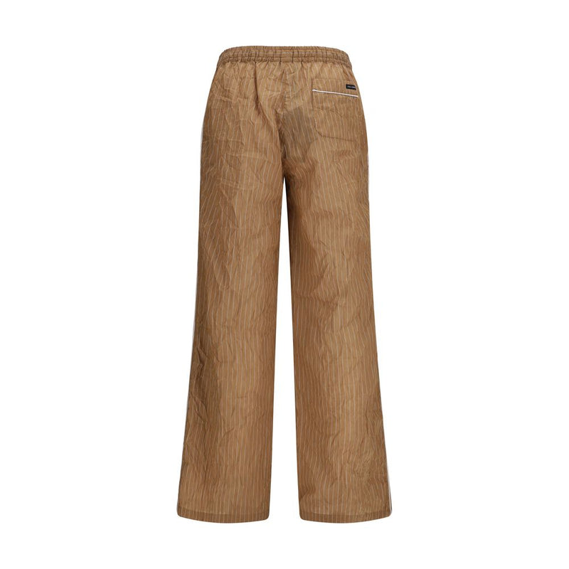 Dolce & Gabbana Bruine Linnen Casual Broek
