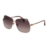 Max Mara Bronze Metal Sunglasses for Women