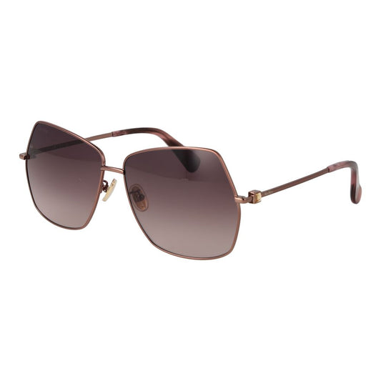 Max Mara Bronze Metal Sunglasses for Women