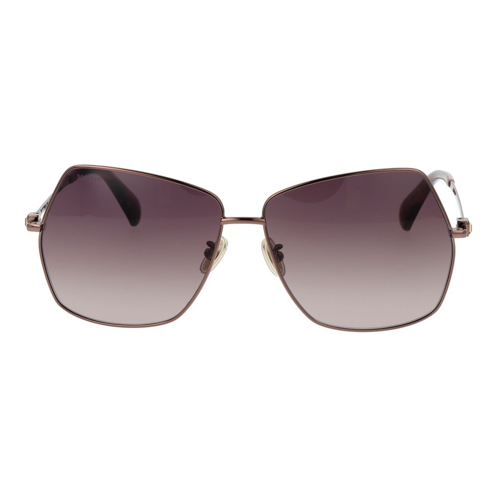 Max Mara Bronze Metal Sunglasses for Women