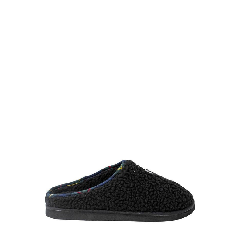 Ralph Lauren Black Cotton Slippers for Women