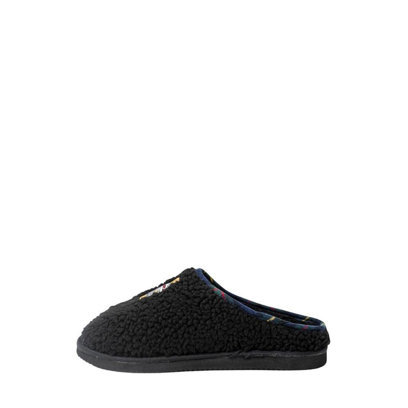 Ralph Lauren Black Cotton Slippers for Women