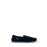 Ralph Lauren Blue Faux Fur Slippers for Men