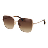 Max Mara Rose Gold Metal Sunglasses for Women - Elegant & Protective