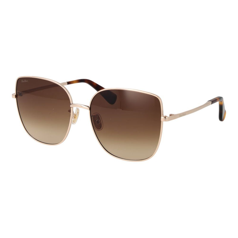 Max Mara Rose Gold Metal Sunglasses for Women - Elegant Protection
