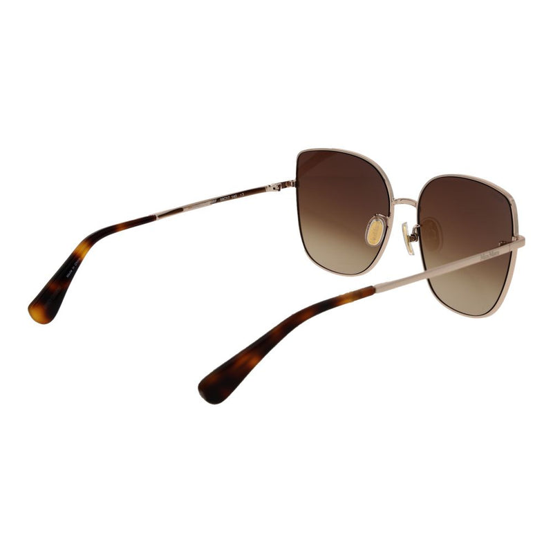 Max Mara Rose Gold Metal Sunglasses for Women - Elegant Protection
