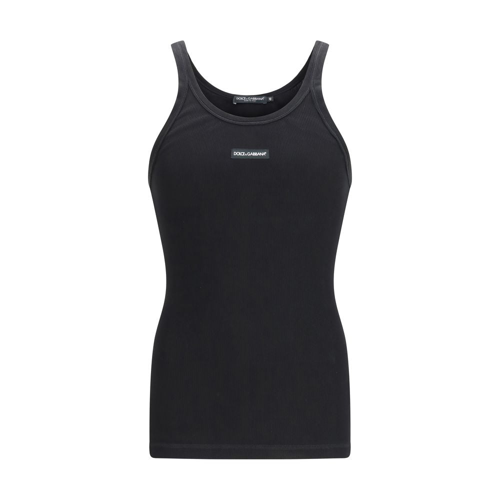 Haut en coton noir Dolce & Gabbana