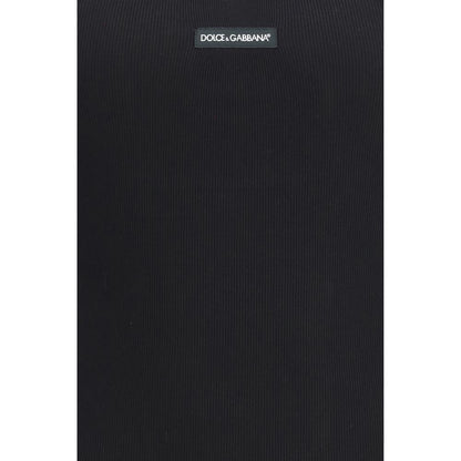 Haut en coton noir Dolce & Gabbana