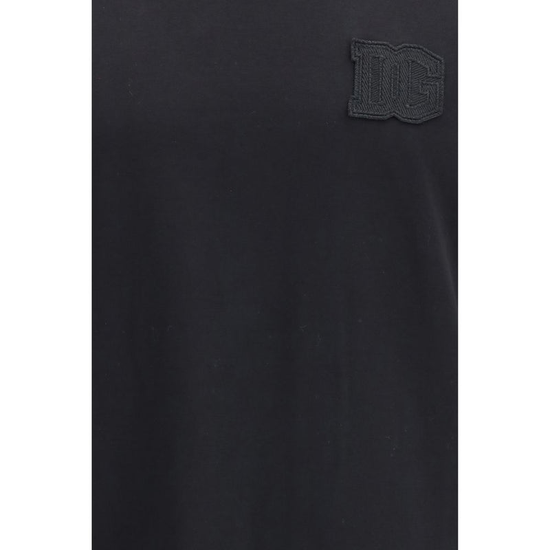 T-shirt en coton noir Dolce &amp; Gabbana