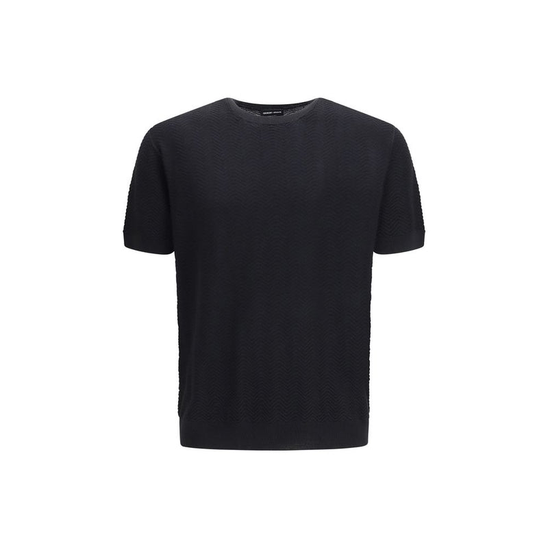 Giorgio Armani Black Silk Sweater