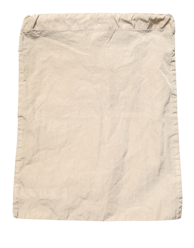 Dolce & Gabbana Brown Nylon Drawstring Swim Shorts