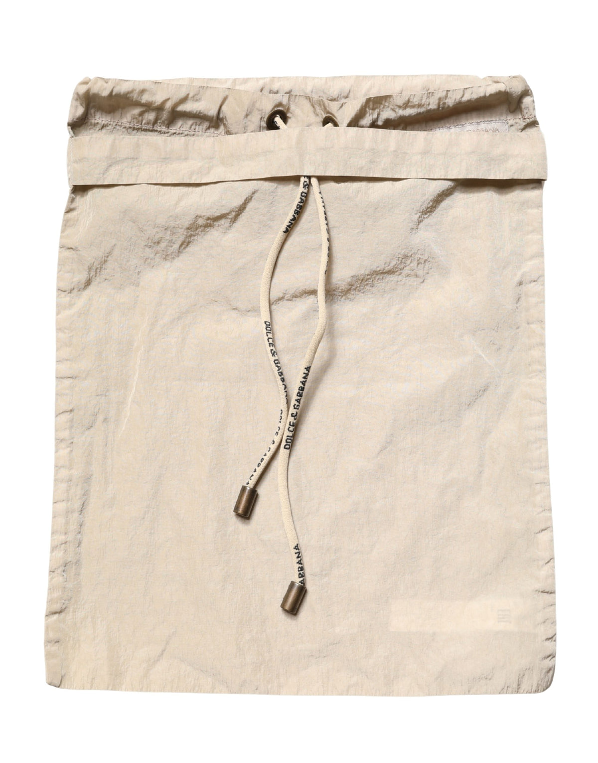 Dolce & Gabbana Brown Nylon Drawstring Swim Shorts