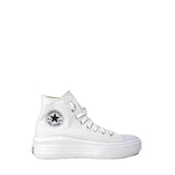 Converse White Cotton High Top Sneakers for Women