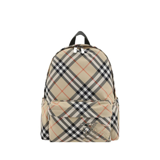 Sac à dos Burberry en polyester beige