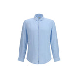 Brooksfield Blue Linen Shirt - Lightweight & Elegant