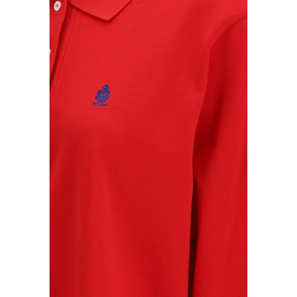 Prada Multicolor Cotton Polo Shirt - Oversized Fit