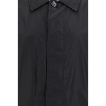 Manteau Burberry en polyester noir