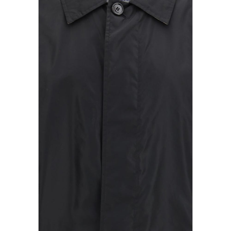 Burberry Black Polyester Coat