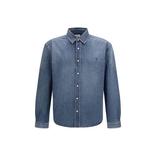 Saint Laurent Blauw Denim Shirt