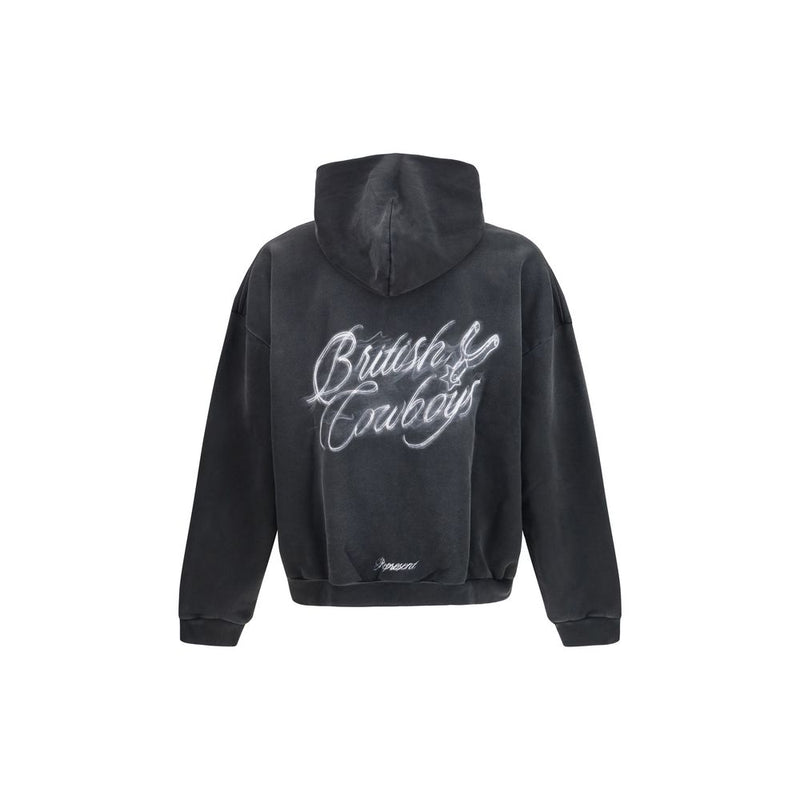 Represent Gray Cotton Hoodie - British Cowboys Collection