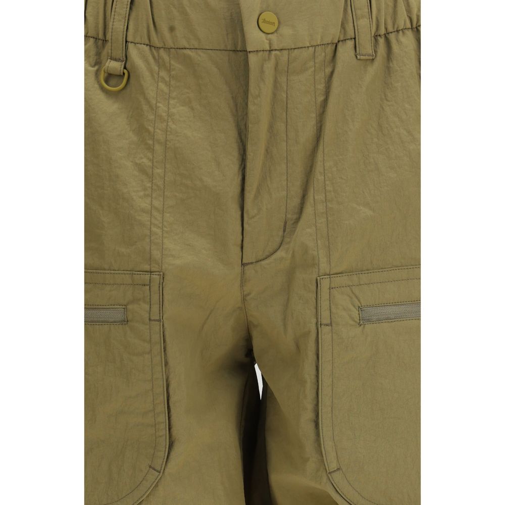 LAMINAR Bicolor Polyester Bermuda Shorts for Men