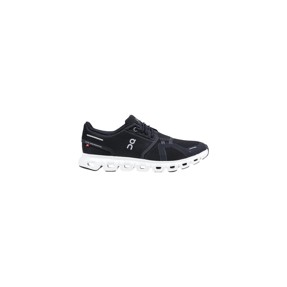 On Running Cloud 6 Sneakers - Black and White Athletic Shoes
