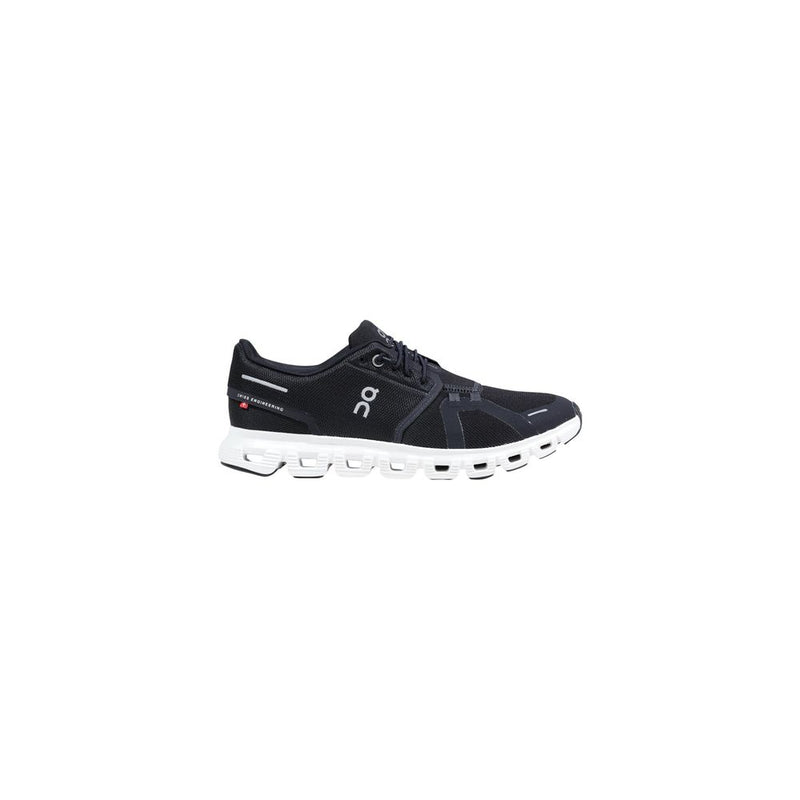 On Running Cloud 6 Sneakers - Black and White Athletic Shoes