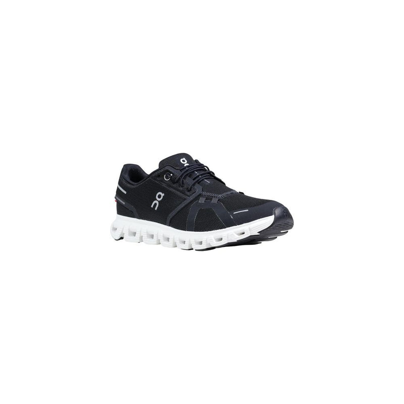 On Running Cloud 6 Sneakers - Black and White Athletic Shoes
