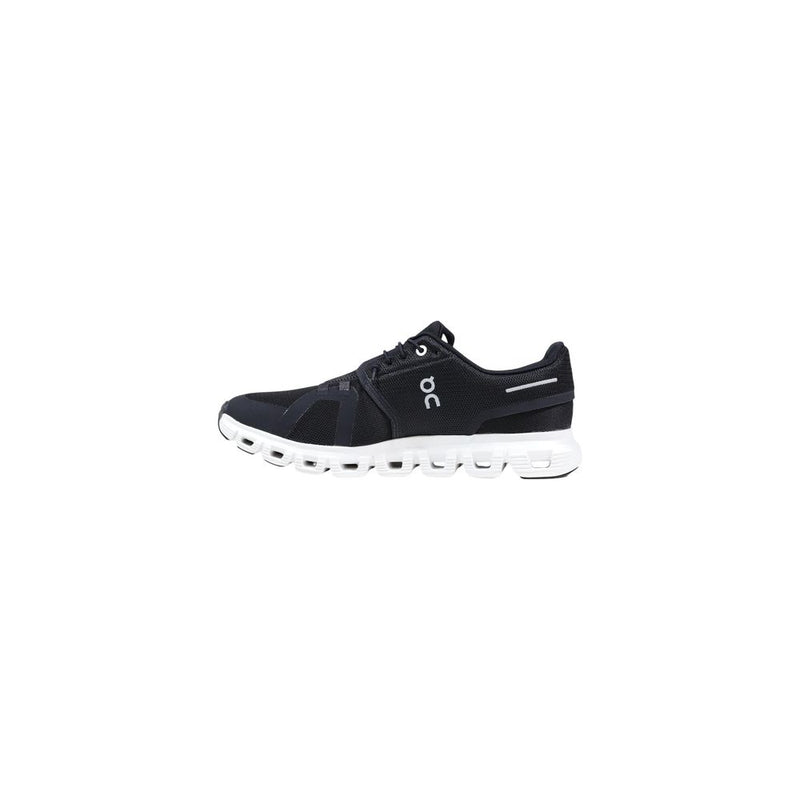 On Running Cloud 6 Sneakers - Black and White Athletic Shoes