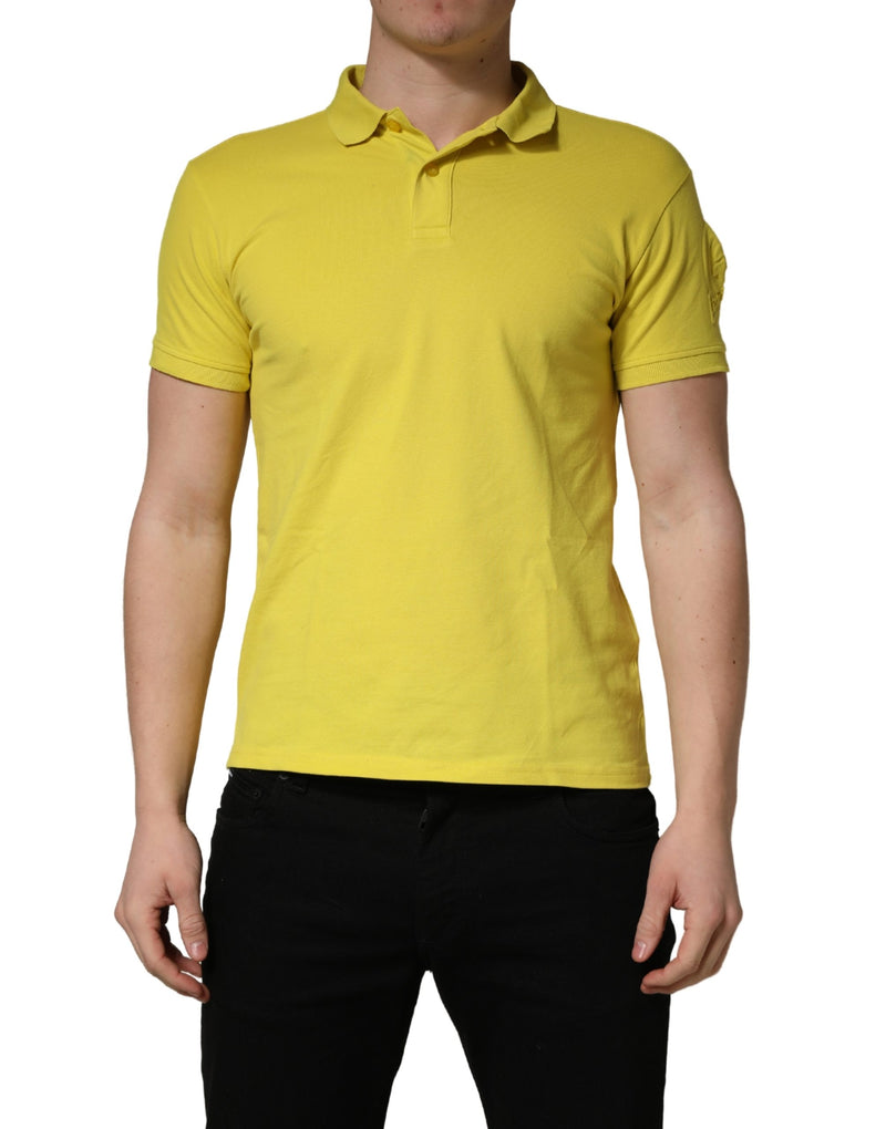 Invicta Yellow Short Sleeve Pique Polo Shirt for Men