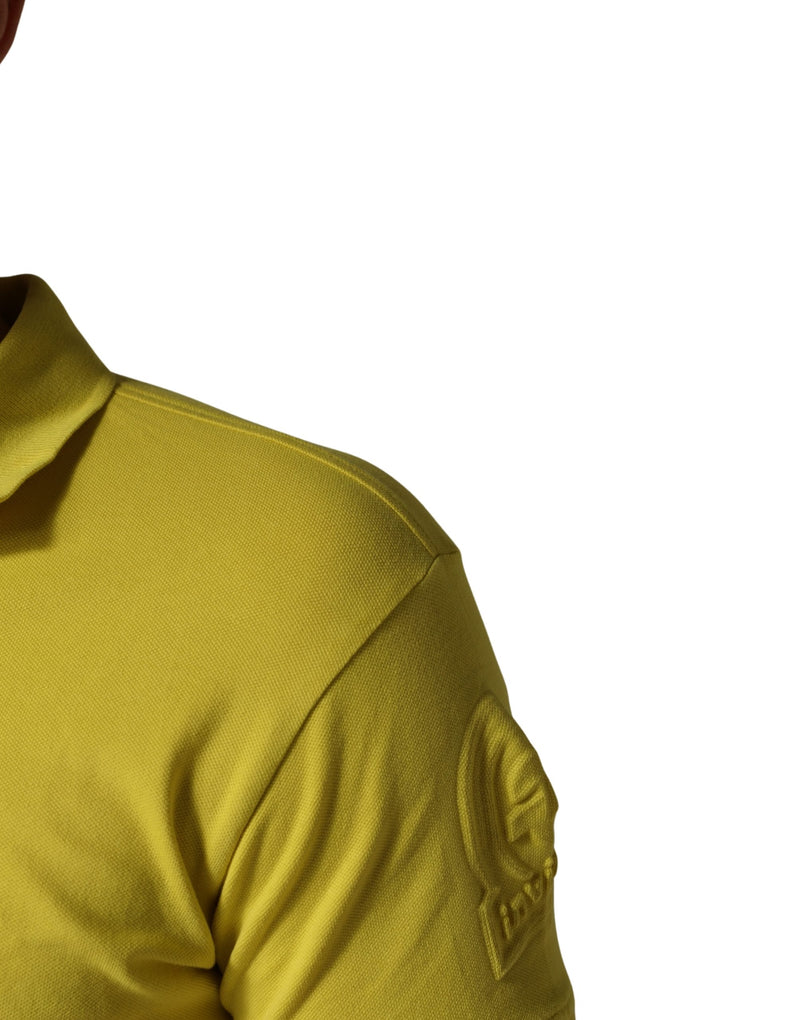 Invicta Yellow Short Sleeve Pique Polo Shirt for Men
