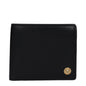 Portefeuille en cuir noir Versace