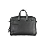 Piquadro Nero Leather Men Briefcase - Elegant & Functional