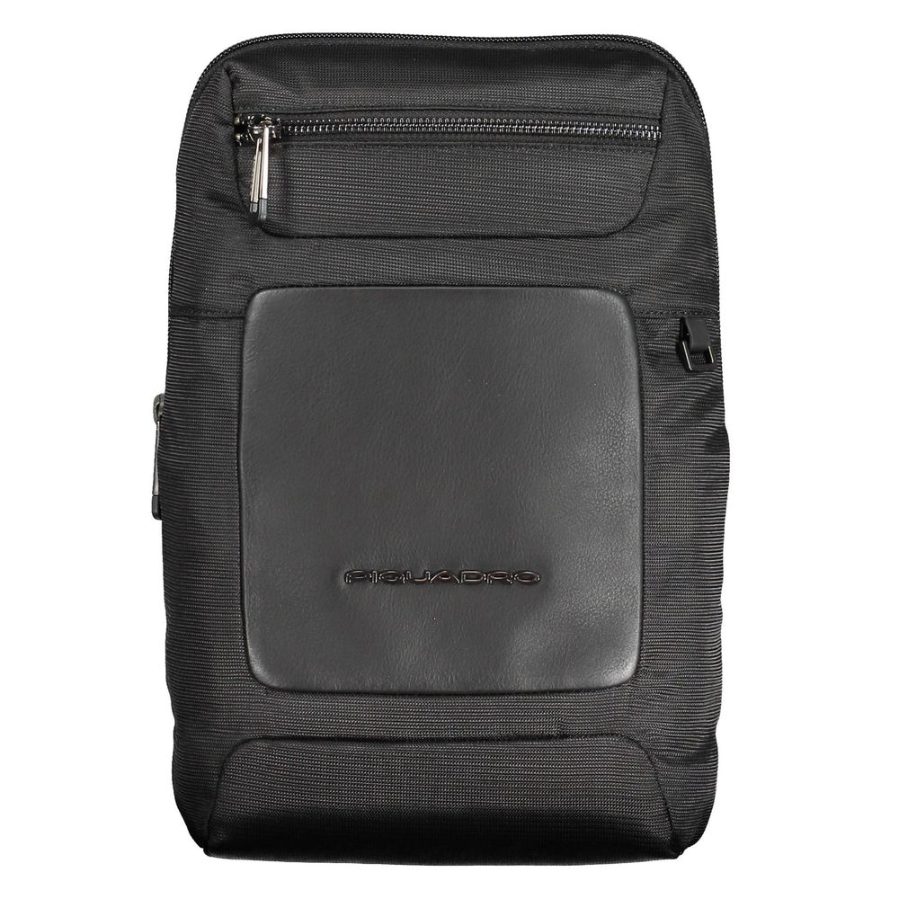 Piquadro Nero Econyl Sac à Bandoulière pour Homme