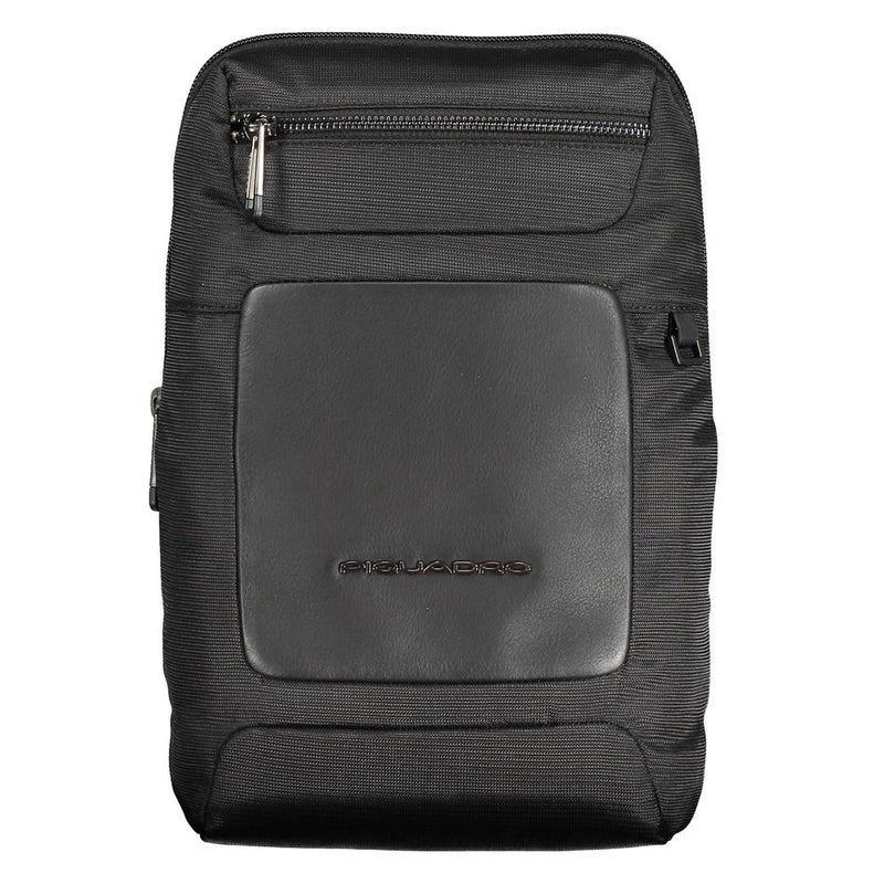 Piquadro Nero Econyl Sac à Bandoulière pour Homme